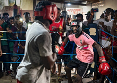 ATTOH QUARSHIE BOXING GYM ACCRA | FUN ZUSCHAUERKAMPF